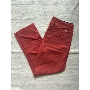 Tommy Bahama Pants Mens 36x32 Red/Salmon Cotton‎ Golf Chino Stretch